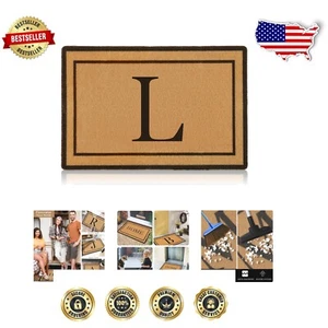 Langlebige personalisierte Willkommensmatte - 24" x 35" Kokosmatte für drinnen & draußen - Bild 1 von 9