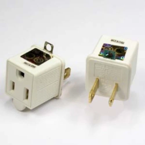 2to3prong 110VAC/V AC outlet/socket ground/grounding power cord/wire adapter {G - Image 1 of 1