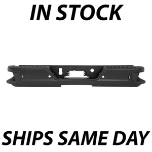 Steel Complete Rear Bumper Assembly For 2019-2024 Chevy Sierra Silverado w/ Park - Picture 1 of 9