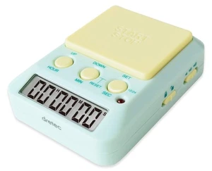 dretec Study Timer Time Up 2 Silent T-587GN Green - Picture 1 of 7