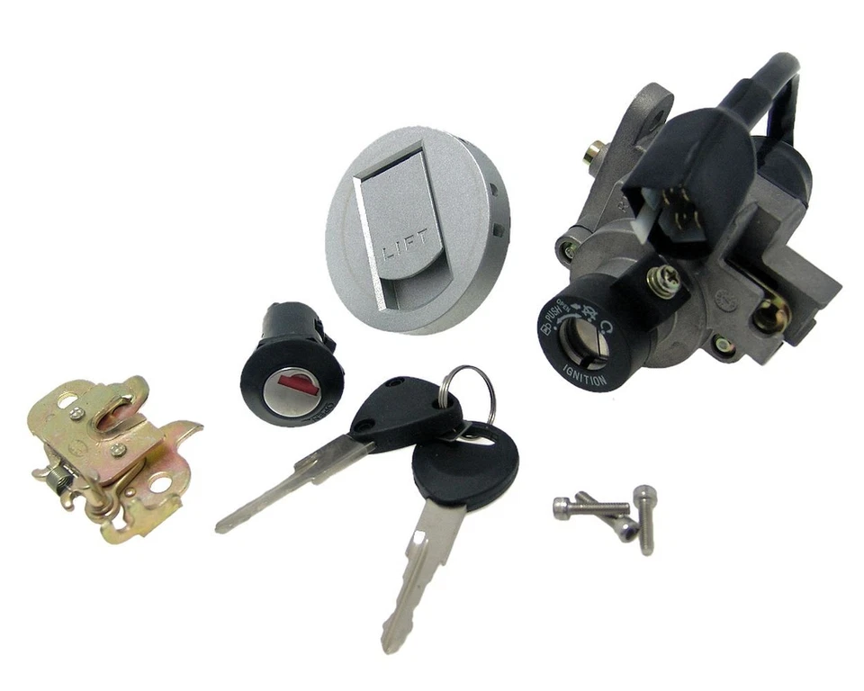 Schlosssatz Zündschloss 2 Schlüssel, kompatibel für Peugeot Speedfight 3 4 50ccm - Bild 1 von 1