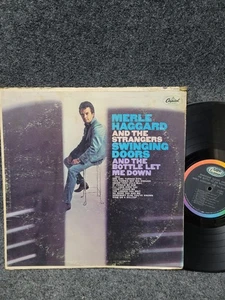 Vintage Merle Haggard LP Record Swinging Doors Bottle Let Me Down Capitol T2585 - Picture 1 of 10