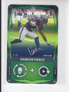 NFL Uno Elite Core Edition DAMEON PIERCE Green Foil SP Texans #138 - Picture 1 of 1
