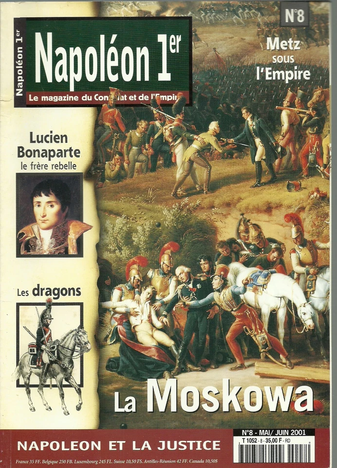 Napoléon 1er le magazine du consulat et de l'empire n°8 La Moskova - Photo 1/1