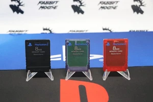 PS2 MagicGate 8MB Memory Card OEM Sony PlayStation 2 You Pick Black Red Gray - Picture 1 of 13