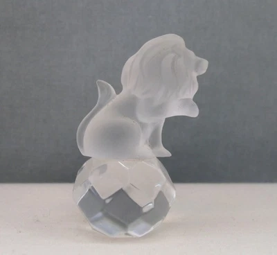 Swarovski Eberling & Reuss Miniature Crystal Lion Figurine - Image 1 of 4