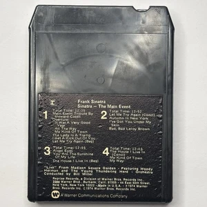 Frank Sinatra The Main Event 8-Track - Picture 1 of 4