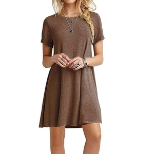 Vestido Shopee Europa y América Manga Corta Wish Hot Type eBay KITL - Imagen 1 de 5