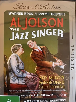 THE JAZZ SINGER DVD 1927 Al Jolson May McAvoy AS NEW! - Image 1 of 2