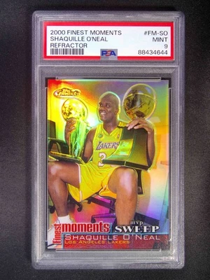 2000 Topps Finest Moments Shaquille O'Neal Refractor PSA 9 - Image 1 of 2