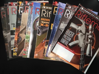 12 Magazine lot. American Rifleman. 2008-2018 - Image 1 of 4