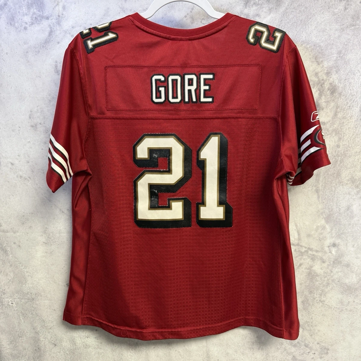 リーボック製　NFLサンフランシスコ49ersリバーシブルユニフォーム[セール] リーボック製 NFLサンフランシスコ49ersリバーシブルユニフォーム