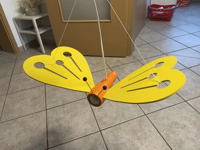 Lampe Schmetterling, Holz, Kinderzimmer ,60 Watt - Bild 1 von 4