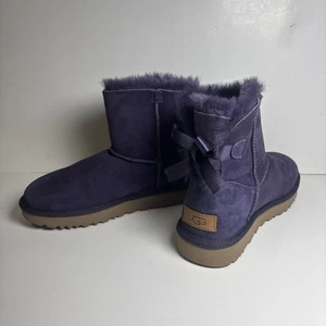 UGG Bailey Bow Mini Damen Größe 6 unbenutzt ohne Karton lila/lavendel - Bild 1 von 12