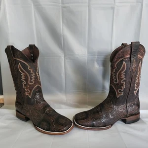 Artesano Handcrafted Boots Size 10.5 / Hand Tooled Heradura - Picture 1 of 15