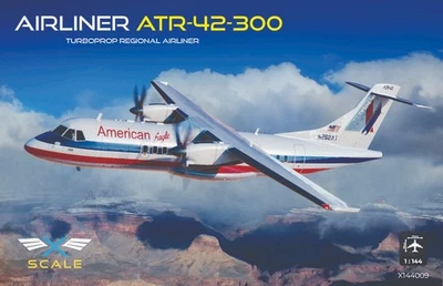 X-Scale 1/144 ATR-42-300 American Eagle Turboprop regional airliner Model Kit - Image 1 of 4