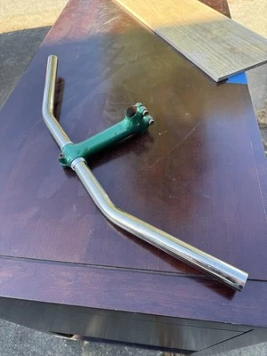 STEVE POTTS fillet brazed stem & chrome potts handlebars 80’s 1984 vintage mtb - Image 1 of 4
