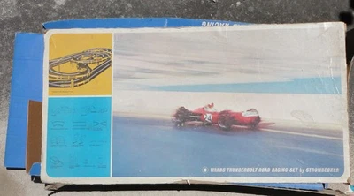 Strombecker Wards Thunderbolt Road Race Vintage Slot Car Track Set w/Porsche - Image 1 of 4