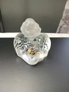 Vintage Fenten Angel Frosted & Clear Glass - Picture 1 of 8