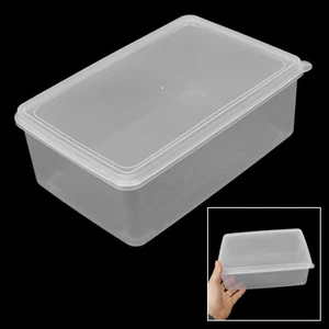 Household Freezer Microwave Clear Plastic Food Storage Box Container 1700ml - Picture 1 of 1