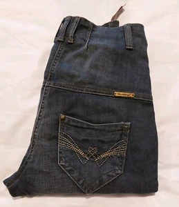 Pantalones de mezclilla para mujer Blue Rags 36W 33L - Imagen 1 de 8