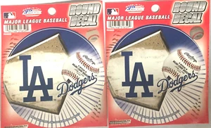 Los Angels Dodgers MLB Decal Car Window 4.5" Sticker Baseball Sports 2 PACK - Picture 1 of 1