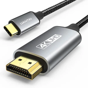 Cable USB C a HDMI 6 pies | Cable USB 3.1 de alta velocidad 4K tipo C a HDMI [Thunderbolt - Imagen 1 de 11