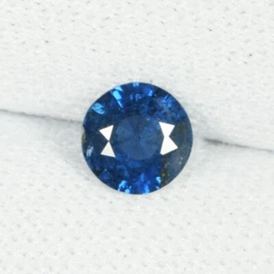 0,59 ct GLITZERNDER SELTENER SCHÖNER BLAUER NATURPFLASTER BLAUER SPINELL RUND siehe Vdo DR - Bild 1 von 3