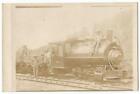 Massillon Ohio OH ~ Swanson Bros. Railroad Contractors Work Train RPPC c.1910