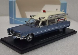 Cadillac S&S Ambulance 1966 Blue Met 1:43 Neo 49545 EXTREMELY RARE and mint!!! - Picture 1 of 14