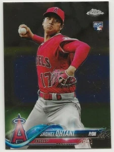 Tarjeta de novato 2018 Topps Chrome Update #HMT1 Shohei Ohtani (casi nuevo-como nuevo) - Imagen 1 de 3