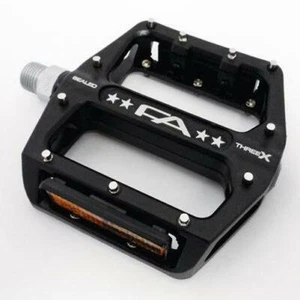 FREE Agent Sealed Bearing Platform Pedals Black 9/16 - Picture 1 of 1