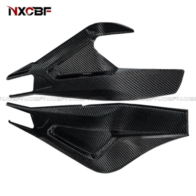 2022-2024 BMW S1000R 100% Carbon Fiber Rear Swingarm Frame Guard Cover Fairing Foto 1 de 4