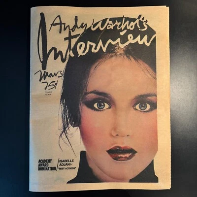 ANDY WARHOL'S INTERVIEW MAGAZINE - March 1976 Ann-Margret, Bowie, Tim Curry EX - Image 1 of 4
