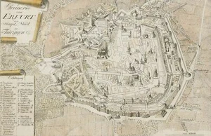 ERFURT - Karte - Kupferstich um 1800 - Picture 1 of 2