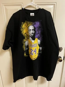 2Pac Los Angeles T-shirt Tupac Shakur Hip Hop Rap LA Lakers Kobe #24 Tee Men's - Bild 1 von 9