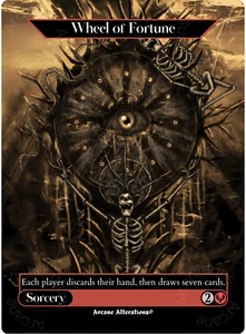 Wheel of Fortune - Full Art Altered Art Custom Cards - Picture 1 of 2