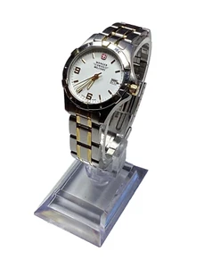 Wenger Womens Watch Swiss Military 79094 WR 100M Extension Band Day New Battery - Picture 1 of 11