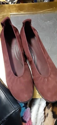 Zapatos sin cordones Aetrex para mujer Brianna rojo ladrillo 7,5-8 medianos (B,M) BHFO 8248 Foto 1 de 4