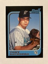 2017 Bowman 70th Anniversary Bronze Stamped Buyback 1997 TONY SAUNDERS Marlins