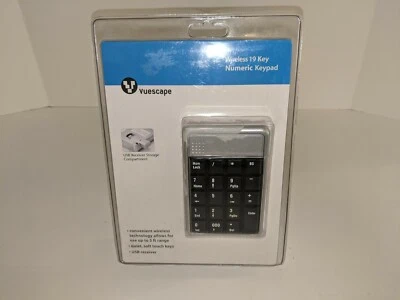New Vuescape Wireless 19 Key Numeric Keypad USB Receiver - Image 1 of 3