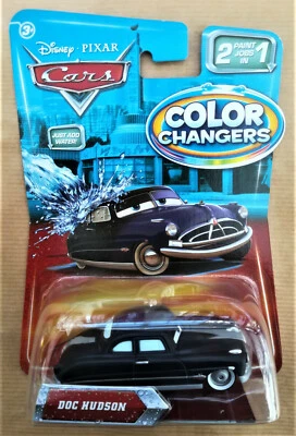Disney Pixar Cars DOC HUDSON COLOR CHANGERS FINAL LAP Nuovo, Blister Buono, Raro - Immagine 1 di 4