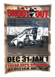 2007 28th Annual Tulsa Shootout Poster Dirt Racing Midget Sprint Jordan Barbee! - Picture 1 of 1