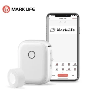 Marklife P12 Label Maker-Portable Printer Machine With 1 roll of Printing Paper - Picture 1 of 3