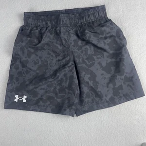 Under Armour Youth Boys Shorts Small Black Loose Fit Woven Lightweight UA - Picture 1 of 12