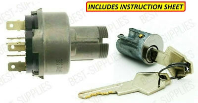 Ignition Switch Ignition Lock Cylinder combo for many Chrysler Dodge Plymouth - Image 1 of 4
