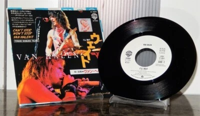 VAN HALEN i'll wait b/w girl gone bad 1984 JAPANESE 7” VINYL SINGLE eddie edward - Image 1 of 4