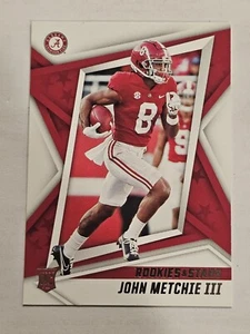 John Metchie III 2022 Panini Chronicles Rookies & Stars Draft # 14 RC Alabama - Picture 1 of 2