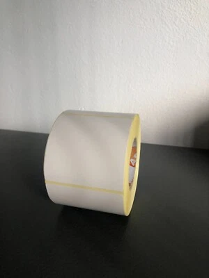 10 ROTOLI ETICHETTE ADESIVE TERMICHE 60X60 FORO40 ROTOLO DA 500 ETICHETTE  - Immagine 1 di 4