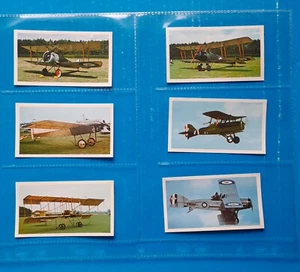 TRADE CARDS=Complete (24)+plastic mounts.GOLDEN AGE OF FLYING.Doncella.Aviation - Picture 1 of 2